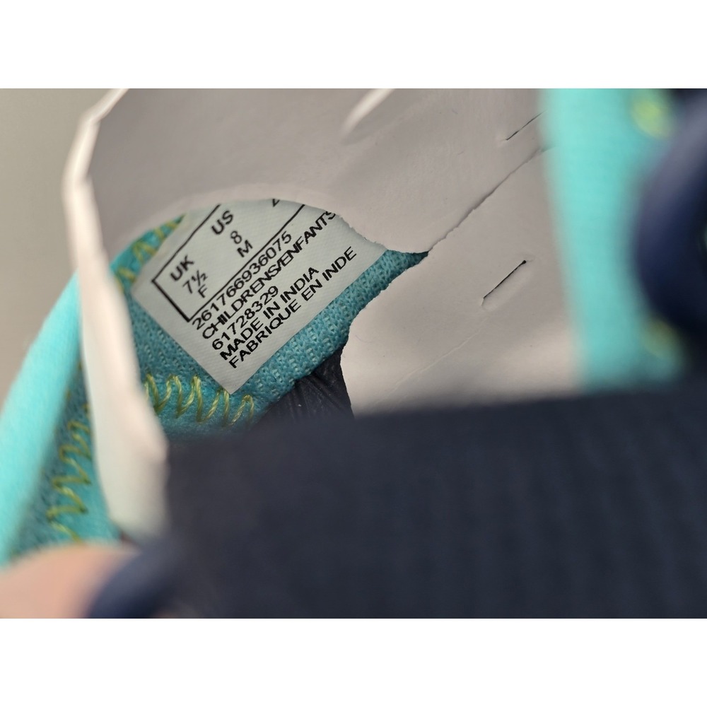 Clarks - Kids - Adjustable Sandals, SurfingTide K - Navy Marine Dinosaur‎ Sz 8 M - Picture 12 of 13